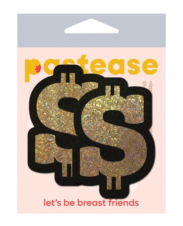 Pastease Premium Glitter Dollar Sign - Gold O/S