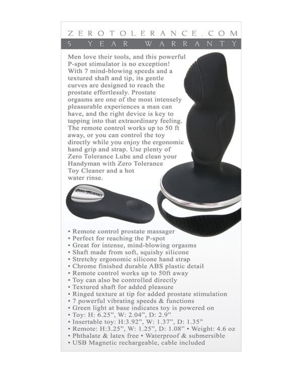 Zero Tolerance Handyman - Black - Image 2