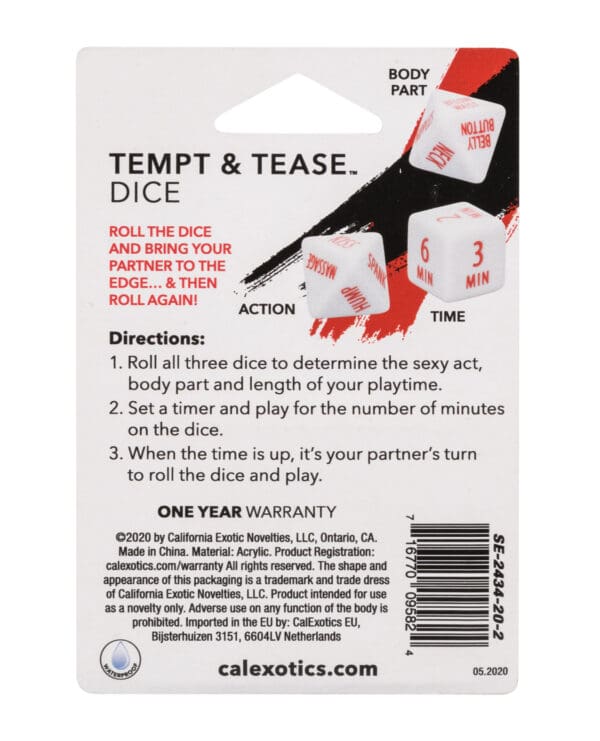 Tempt & Tease Dice - Image 2