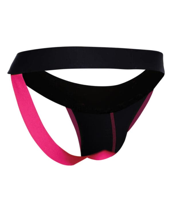 Male Basics Neon Jockstrap Coral MD - Image 5