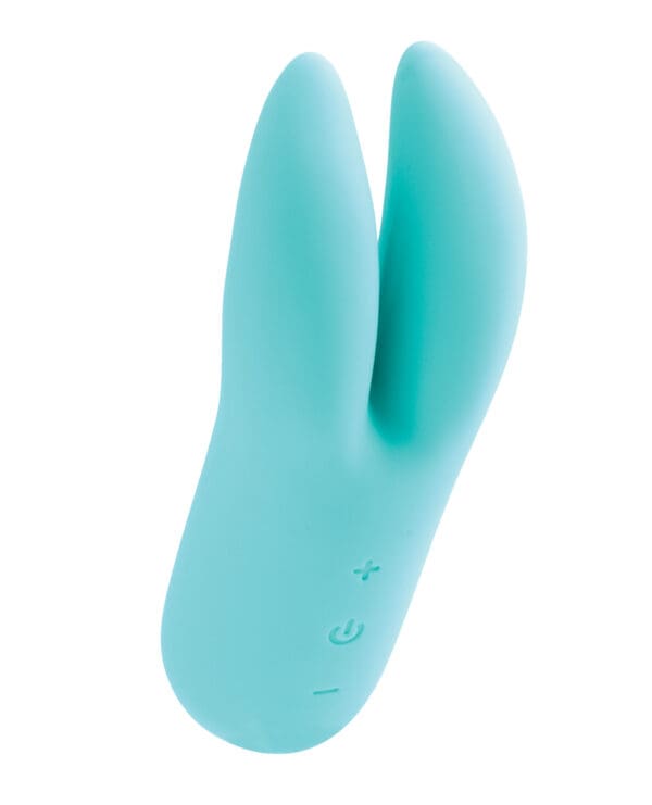 VeDO Kitti Rechargeable Dual Vibe - Tease Me Turquoise - Image 3