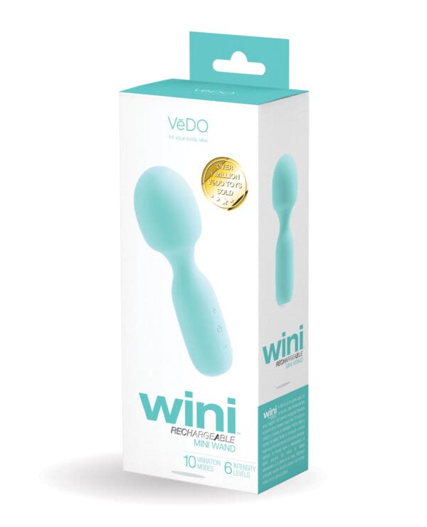 VeDO Wini Rechargeable Mini Wand - Tease Me Turquoise