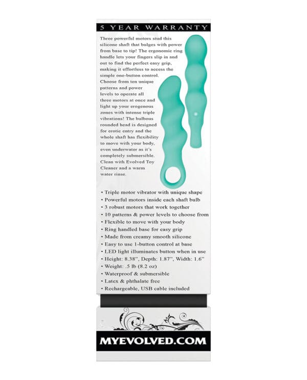 Evolved Triple Teaser - Teal - Image 2