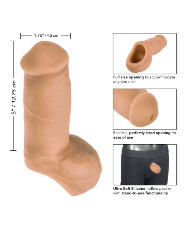 Packer Gear 5" Ultra Soft Silicone STP - Tan - Image 5