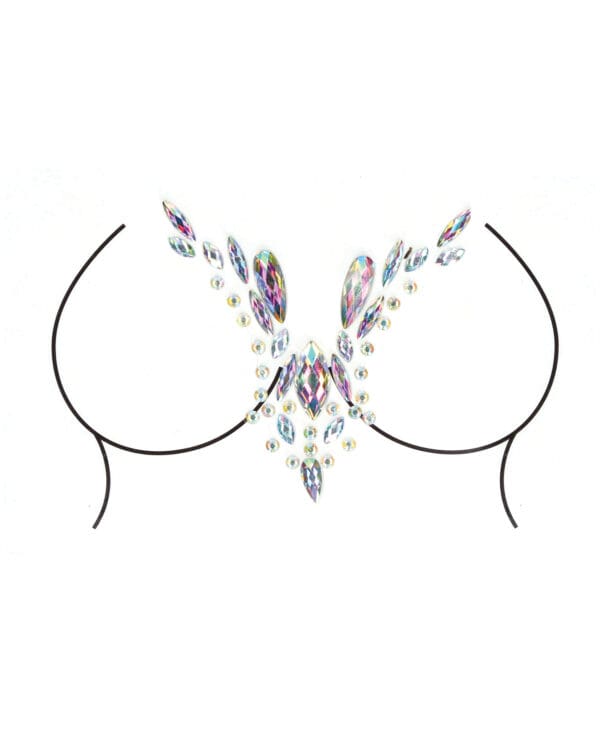 Shots Bliss Dazzling V Cleavage Bling Sticker O/S - Image 2