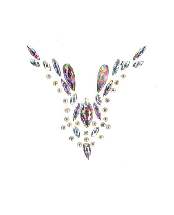 Shots Bliss Dazzling V Cleavage Bling Sticker O/S - Image 3