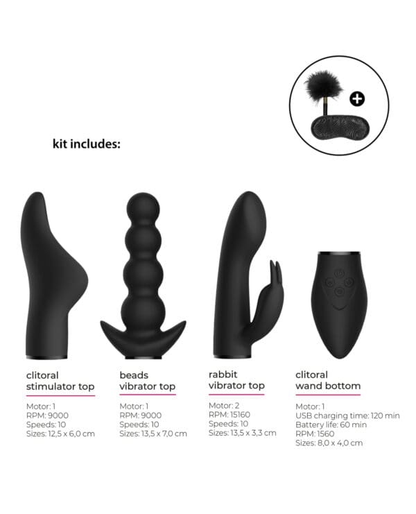 Shots Switch Pleasure Kit #6 - Black - Image 4