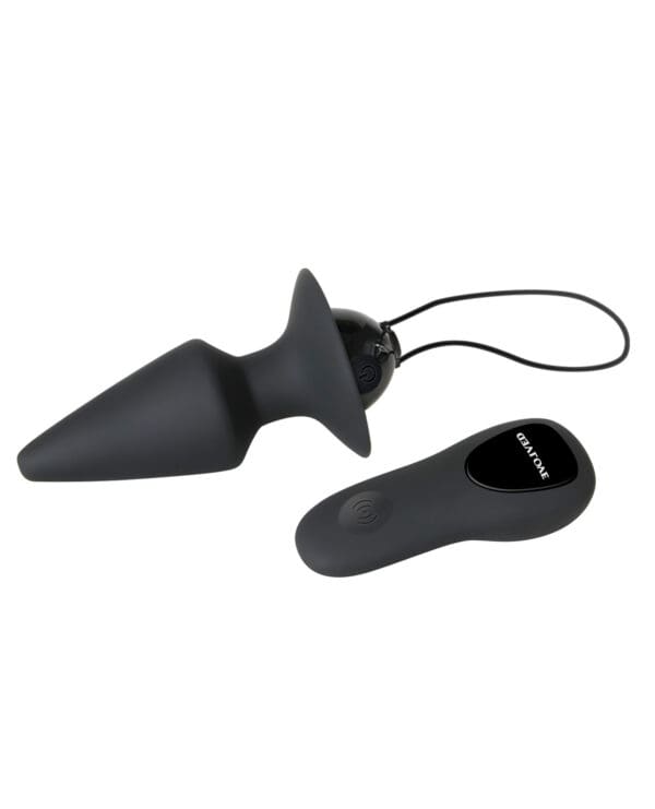 Evolved Plug & Play Remote Anal Plug - Black - Image 4