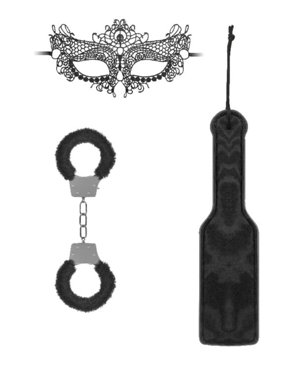 Shots Ouch Introductory Bondage Kit #3 - Black - Image 3