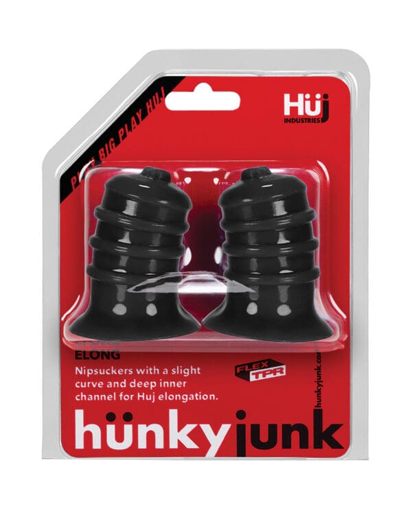 Hunky Junk Elong Nipsuckers - Black - Image 3