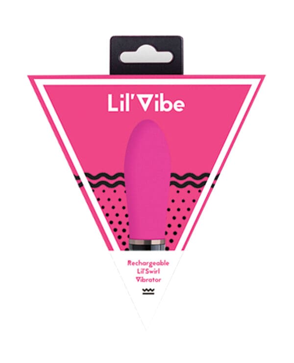 Lil' Vibe Swirl Rechargeable Vibrator - Pink - Image 4