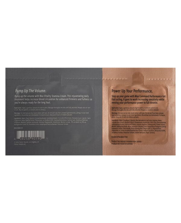 Max Command & Vitality Duo Foil - 1.5 ml Pack of 24 - Image 2