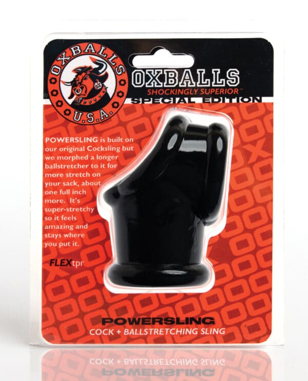 Oxballs Powerballs Cocksling & Ball Stretcher - Black - Image 4