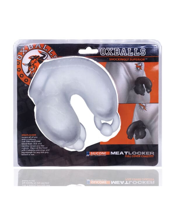 Oxballs Meatlocker Chastity - Clear - Image 5