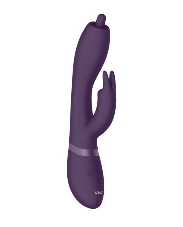 Shots Vive Nilo Pinpoint Rotating G-Spot Rabbit - Purple - Image 3
