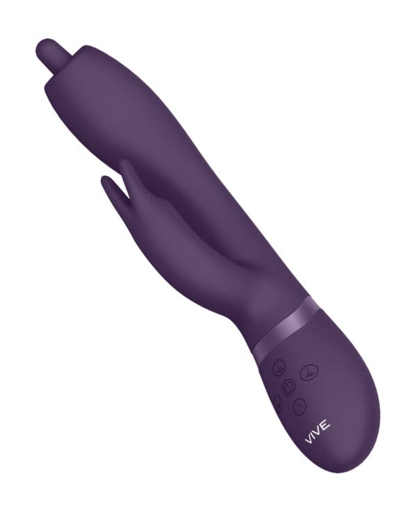Shots Vive Nilo Pinpoint Rotating G-Spot Rabbit - Purple - Image 5