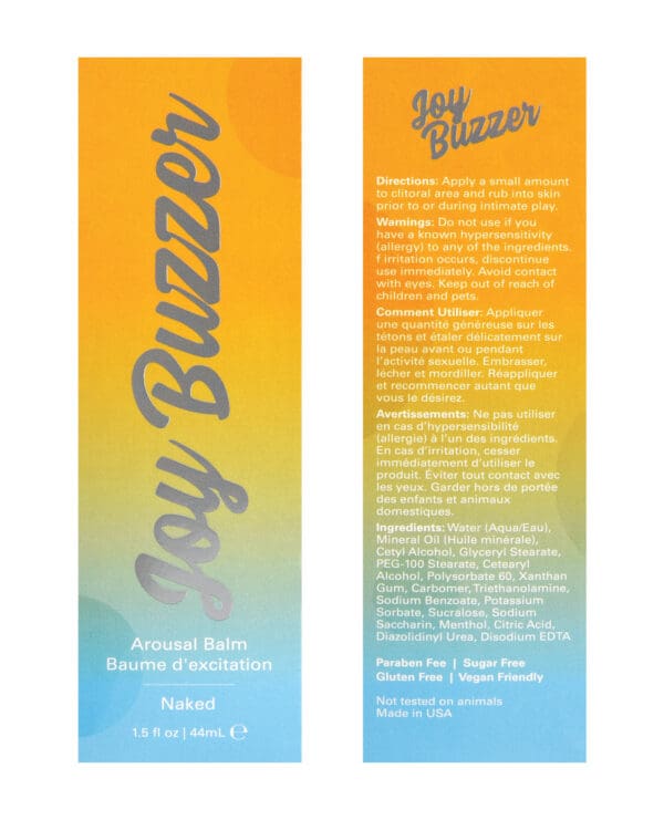 Jelique Joy Buzzer Naked - 1.5 oz - Image 3