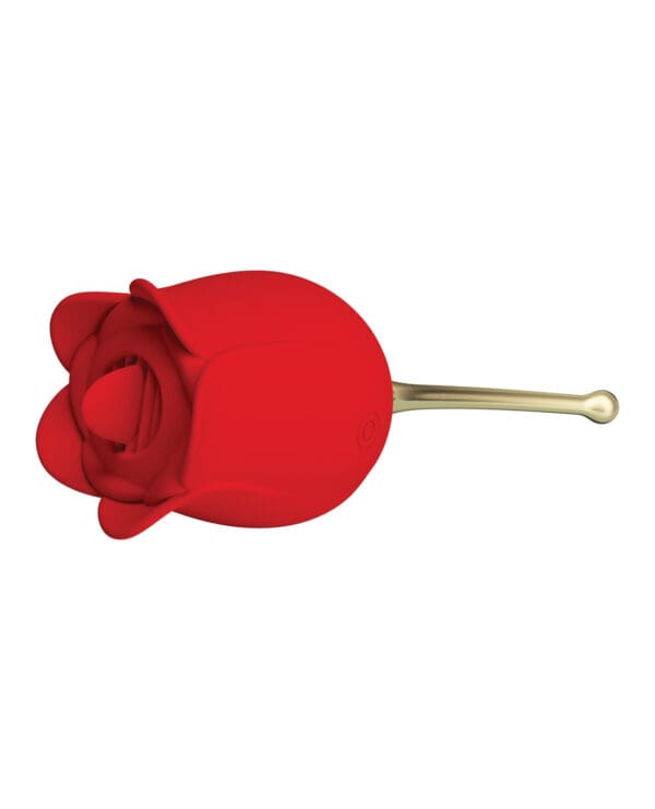Pretty Love Licking Rose Lover Dual Ended Vibrator - Rose - Image 4