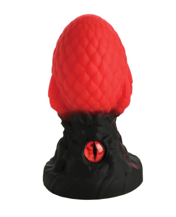 Creature Cocks -  Eye of the Dragon Silicone Butt Plug - Red - Image 2