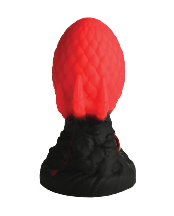 Creature Cocks -  Eye of the Dragon Silicone Butt Plug - Red - Image 3
