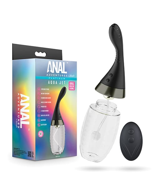 Anal Adventures Platinum Aqua Jet - Black