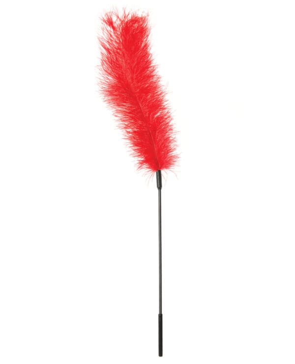 Sportsheets Body Tickler Ostrich Feather - Red - Image 2