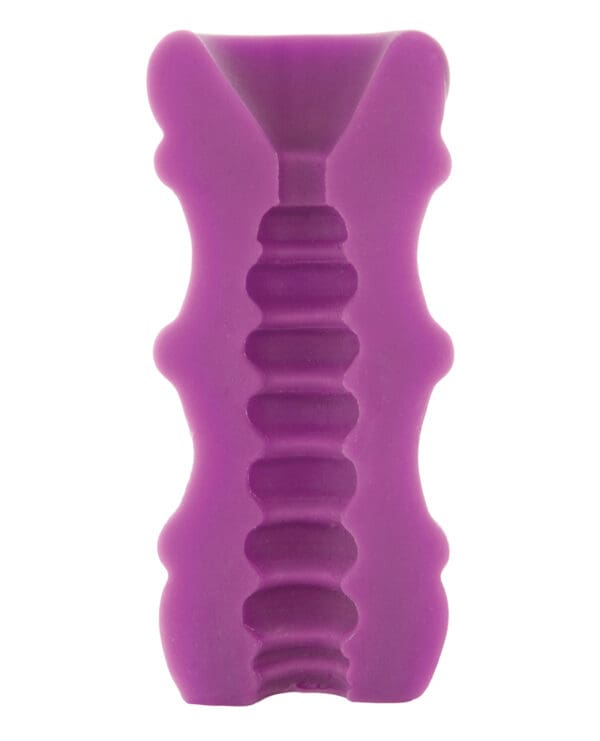 Mood Ultraskyn Thick Ribbed Stroker - Purple - Image 3