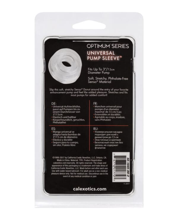 Universal Pump Sleeve - Clear - Image 2