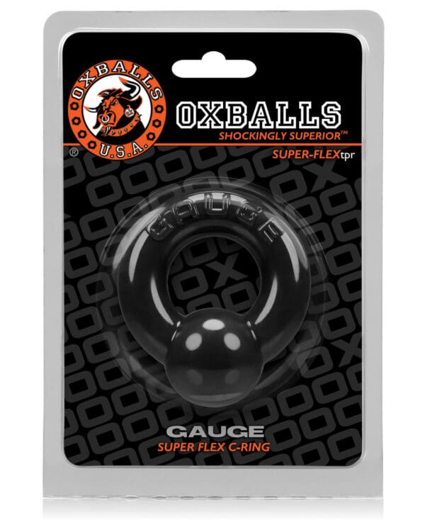 Oxballs Gauge Cockring - Black - Image 3
