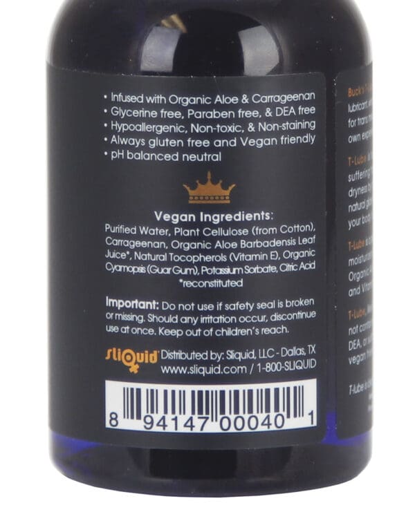 Buck Angel's T-Lube - 4.2 oz - Image 2