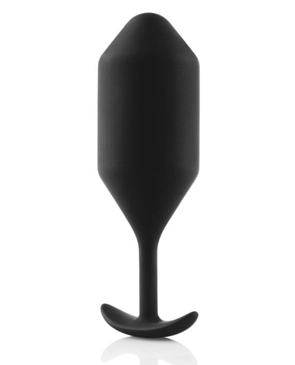 b-Vibe Weighted Snug Plug 5 - 350 g Black - Image 3