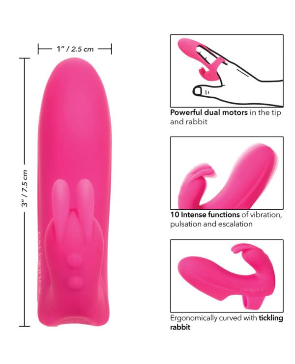 Mini Marvels Silicone Marvelous Pleaser - Pink - Image 5