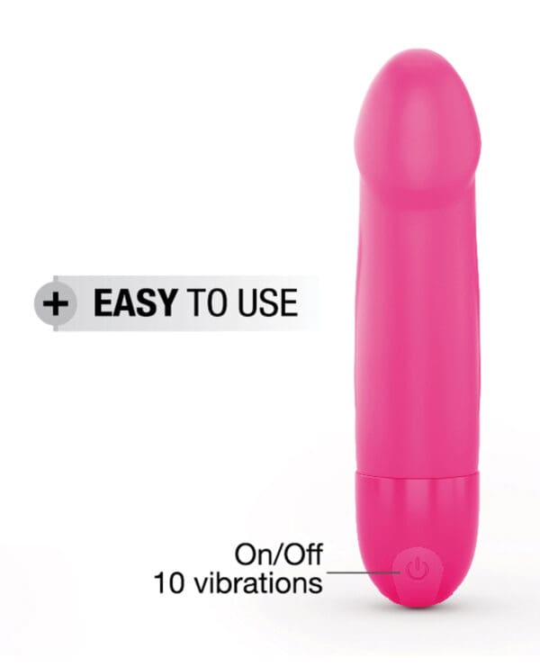 Dorcel Real Vibration S 6" Rechargeable Vibrator - Pink - Image 3