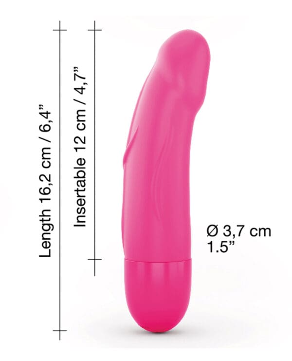 Dorcel Real Vibration S 6" Rechargeable Vibrator - Pink - Image 4