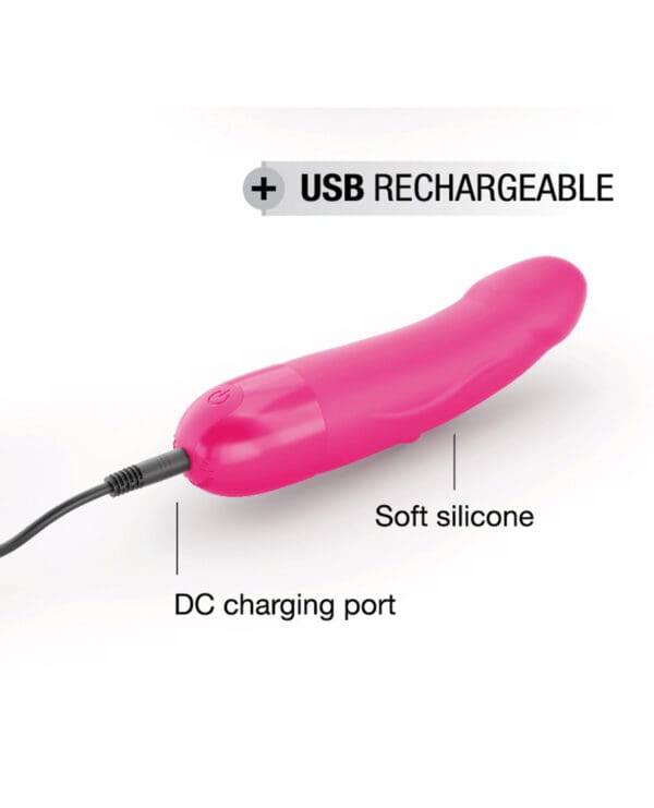 Dorcel Real Vibration S 6" Rechargeable Vibrator - Pink - Image 5