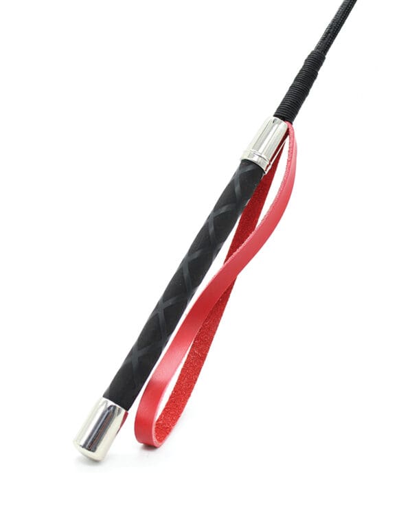 Plesur 26" Heart PVC Crop - Black/Red - Image 4