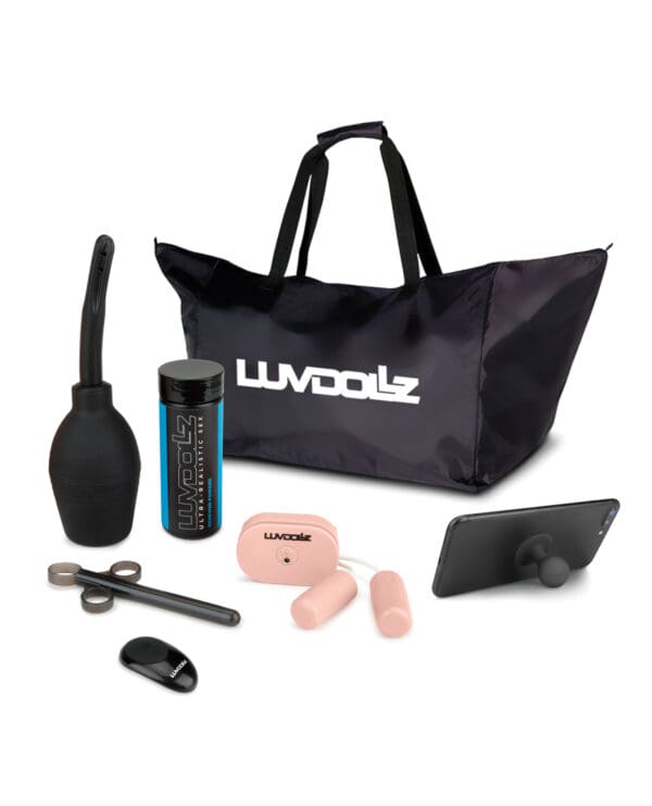 Luvdollz Remote Control Rechargeable Fuck Buddy w/Douche - Ivory - Image 5