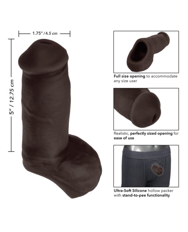 Packer Gear 5" Ultra Soft Silicone STP - Black - Image 5