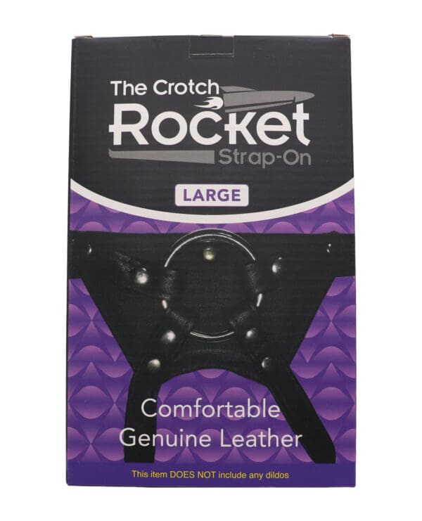 Locked In Lust Crotch Rocket Strap-On Large - Black - Image 4