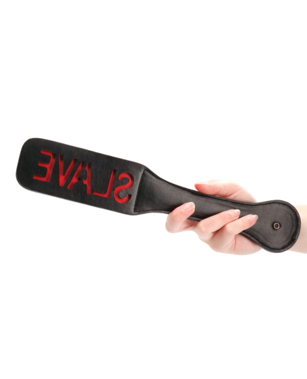 Shots Ouch Slave Paddle - Black - Image 3