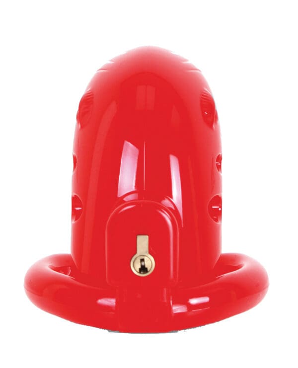MALESATION Chastity Cage - Red - Image 4