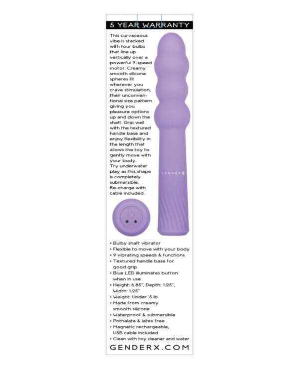 Gender X Bumpy Ride - Purple - Image 2