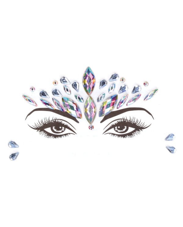 Shots Bliss Dazzling Crowned Face Bling Sticker O/S - Image 2