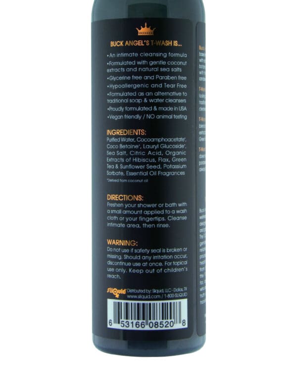 Sliquid Buck Angel T Wash - 8.5 oz - Image 2