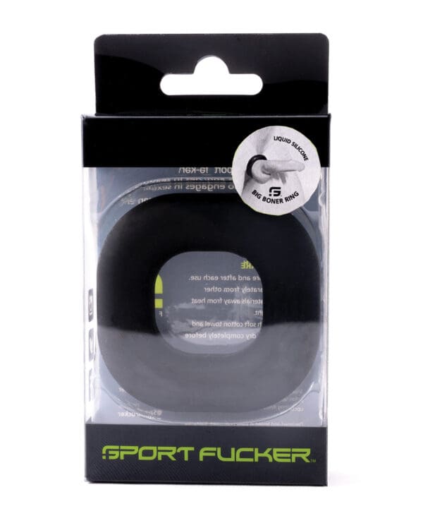 Sport Fucker Big Boner Ring - Black - Image 2