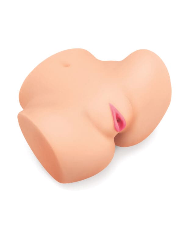 Luvdollz Remote Control Rechargeable Spread Eagle Pussy & Ass w/Douche - Ivory - Image 3