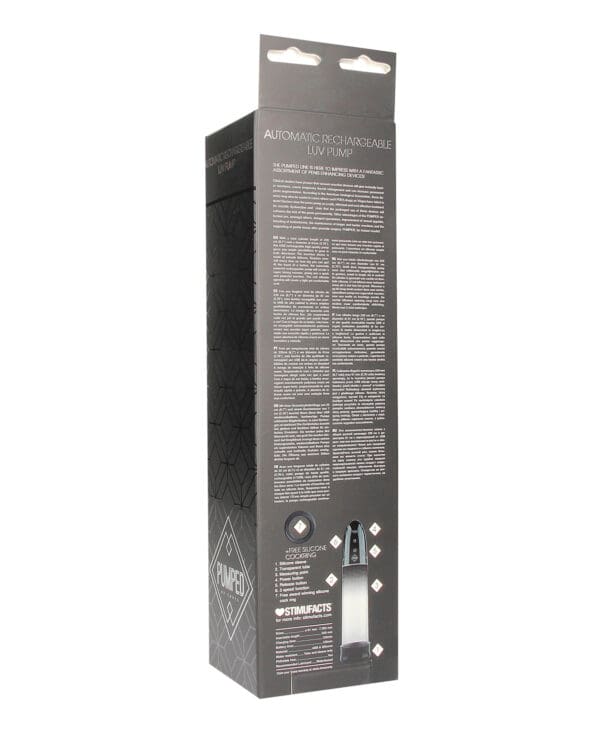 Shots Pumped Automatic Rechargeable Luv Pump - Black - Image 2
