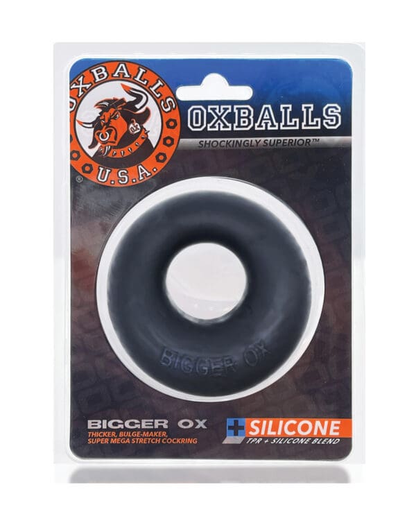 Oxballs Bigger Ox Cockring - Black Ice - Image 5