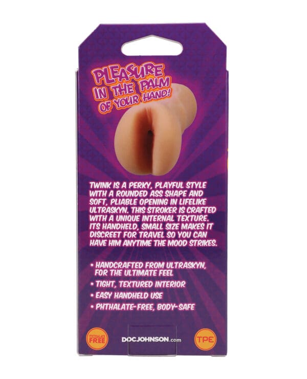 Palm Pal Twink Ass ULTRASKYN Stroker - Vanilla - Image 2