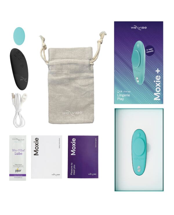 We-Vibe Moxie+ Panty Vibe - Aqua - Image 4